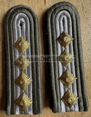 sblv014 - STABSOBERFAEHNRICH - Warrant Officer - Luftverteidigung - Air defence - pair of shoulder boards