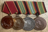 jm034 - 4 place parade medal bar for uniforms - NVA & Stasi MfS