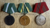 om120 - ZOLLVERWALTUNG DER DDR - East German Customs Zoll set of three original medals