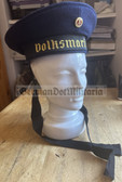 kmo009 - original East German Navy VM Volksmarine Donald Duck type sailor hat with tally - size 56