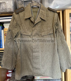 wo278 - early 1970s East German NVA, Grenztruppen and MfS/Stasi FDA Strichtarn Camo Jacket Summer - Feldwebel rank shoulder boards - size m48