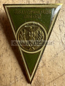 om156 - Customs Zollverwaltung civilian University/College Degree Badge with white borders  - Academy Graduate - quite scarce