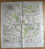 wd010 - original East German NVA Army tactical map - c1986 ZWICKAU EAST