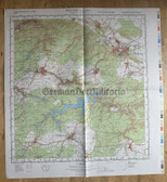 wd016 - original East German NVA Army tactical map - c1988 WERNIGERODE SOUTH