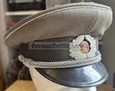 wo130 - NVA Army 1990 transitional officer visor hat - size 57