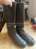 wo378 - original pair of NVA & Grenztruppen & Stasi issue career soldiers & officers field boots - Size NVA 30/EU 45/UK 10/US 11