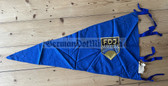 rp244 - banner flag pennant FDJ with label - 30" long