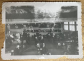 jm049 - photo of office or assembly hall with swastika flags