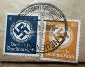 jm064 - c1934 envelope - Dienstpost stamps - letter from a German Law Court