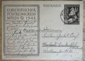 jm078 - European postal congress in Vienna in 1942 - German postcard