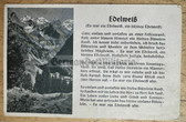 jm083 - German WW2 song postcard - often used for Feldpost - Edelweiss
