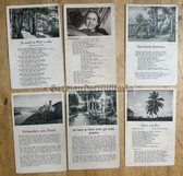 jm091 - lot of six German WW2 song postcard - often used for Feldpost