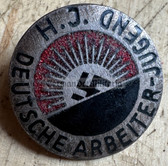jm112 - HJ Deutsche Arbeiter Jugend 1926 1st type membership badge