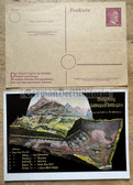 mp008 - Adolf Hitler stamp + Obersalzberg Berchtesgaden postcard lot