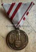 wm029 - original Austrian 1914 to 1918 WW1 participant medal