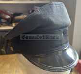 al011 - c1960s East German Navy VM Volksmarine NCO visor hat frame for changeable tops