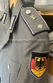 bw057 - c1972 dated Bundeswehr Army uniform jacket - Veterinary Services Leutnant size 174/92