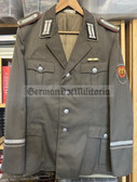 wo370 - NVA Army Hauptfeldwebel Spieß Uniform Jacket - Fähnrich rank - Panzer tank troops - size g48-1