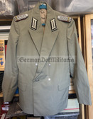 wo362 - NVA & Stasi Officer Gala Jacket - Stasi Oberstleutnant rank with 1960s shoulder boards - Gesellschaft - size m48