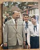 gw065 - c1963 East German Communist Party Chief Walter Ulbricht Biography large photo table book