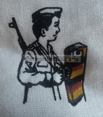 gw023 - ASG Sports Organisation of the Grenztruppen Garrison in Gardelegen Wimpel Pennant