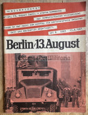 ob034 - c1961 West German propaganda book about the building of the Berlin Wall - many photos