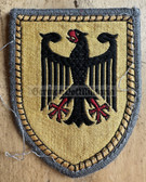 ac242 - 2 - West German Army unit uniform patch - Supreme Army Command