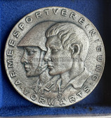 ac264 - ASV NVA & Grenztruppen Sports Organisation table medal in case