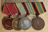 ac248 - 4 place parade medal bar for uniforms - NVA & Stasi MfS