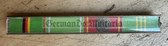 ac296 - 4 place paper medal ribbon bar for shirts - VP VoPo Volkspolizei police for low ranks - Officer and non Officer