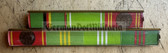 ac297 - 7 place paper medal ribbon bar for shirts - VP VoPo Volkspolizei police for low ranks - Officer and non Officer