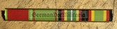 is002 - 4 place paper medal ribbon bar - Grenztruppen - senior NCO rank or mid Officer rank