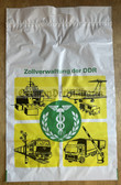 oo106 - 4 - DDR plastic carry bag - Customs Zollverwaltung
