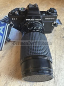 oo099 - East German Praktica BC1 electronic camera with strap &  large Pentacon Tele lens - as used by the Grenztruppen Border Guards
