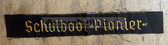 sd009 - GST SCHULBOOT PIONIER uniform cuffband - very scarce