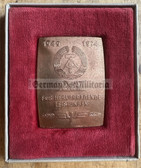 ac304 - c1974 Deutsche Reichsbahn award table medal in fitted case