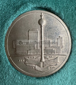 ac299 - c1969 Berlin Reconstruction award table medal in fitted case
