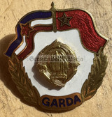jm148 - SFR Yugoslavia original enamel badge - Army Guards unit