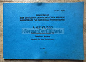 wb014 - c1990 NVA  maintenance instructions for SPW 70 - APV Armoured Personnel Carrier - DV Dienstvorschrift regulations