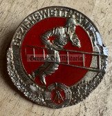 ac323 - East German Fire Service Feuerwehr competition participant badge
