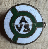 ac355 - pre-1945 Berlin angling club enamel member badge - Angelsportverein Saatwinkel AVS