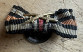 ac539 - original German WW1 medal ribbon buttonhole device - Hindenburg Cross with Swords