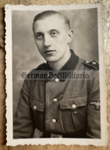 ac373 - Waffen SS soldier studio portrait photo