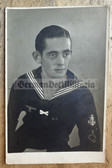 ac389 - Kriegsmarine Sailor Maat studio portrait photo
