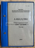 wb020 - c1984 NVA user manual for SPW 60PA & 60PB Armoured Personnel Carrier - DV Dienstvorschrift regulations