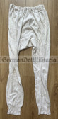 wo352 - NVA & Grenztruppen issue white long johns underwear - NVA marked - size 8