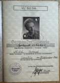 ac415 - NVA Wehrpass issued in 1964 -  WDA Wehrdienstausweis document