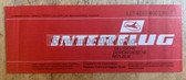 ac406 - Interflug - DDR Airline - c1989 flight ticket & luggage tags - Berlin to Warsaw and back