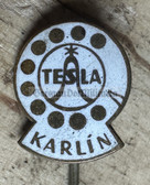 ac425 - TESLA Karlin telephone maker - Czech Czechoslovakia CSSR pin