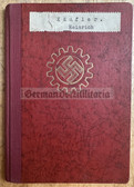 ac428 - DAF membership book with due stamps - worked for Public Transport in Kassel